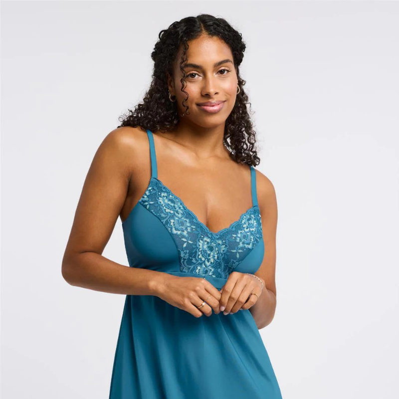 Montelle Full Bust Support Chemise Surf/Mint - Victoria's Attic