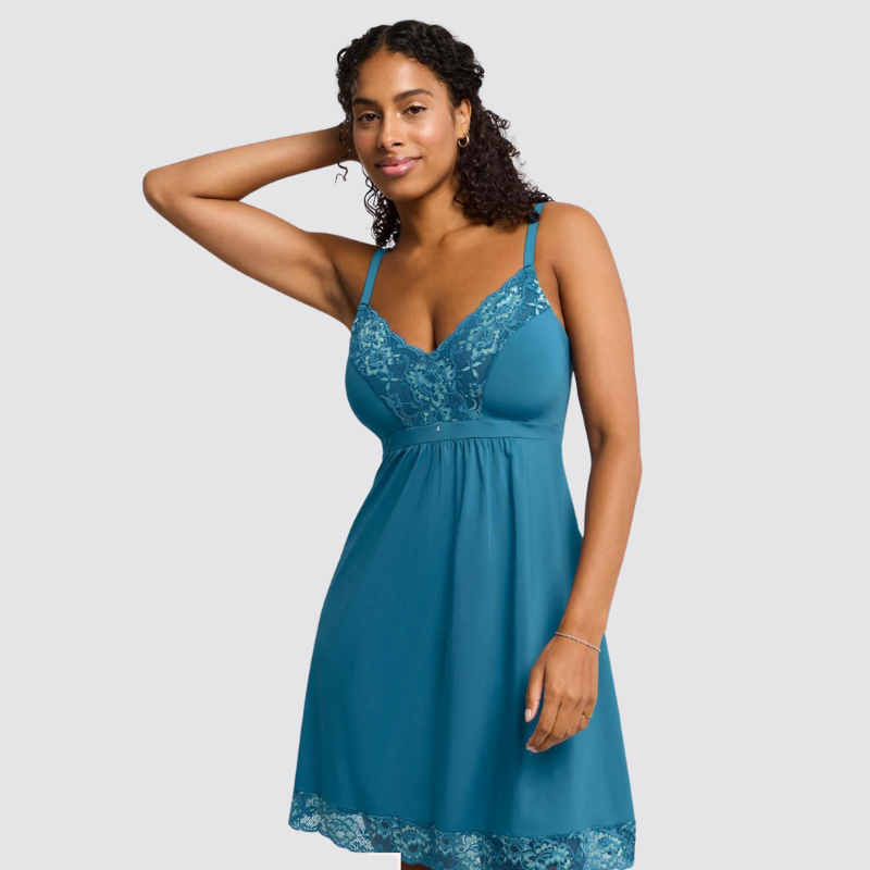Montelle Full Bust Support Chemise Surf/Mint - Victoria's Attic