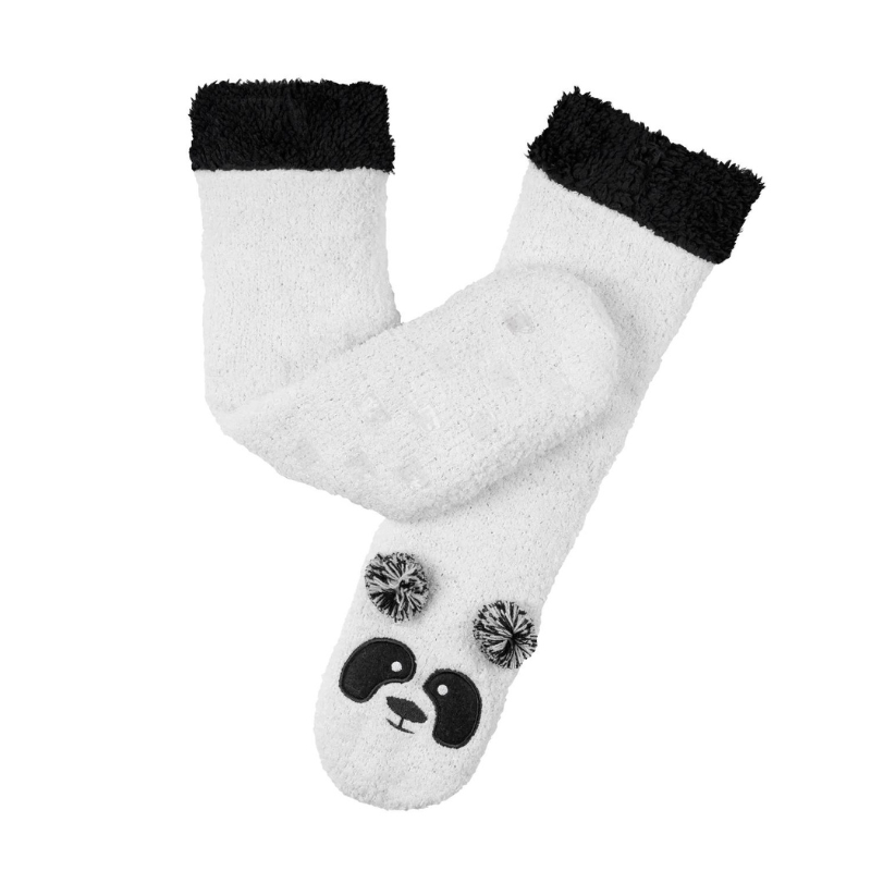 LatteLove Marshmallow Panda Sock - Victoria's Attic