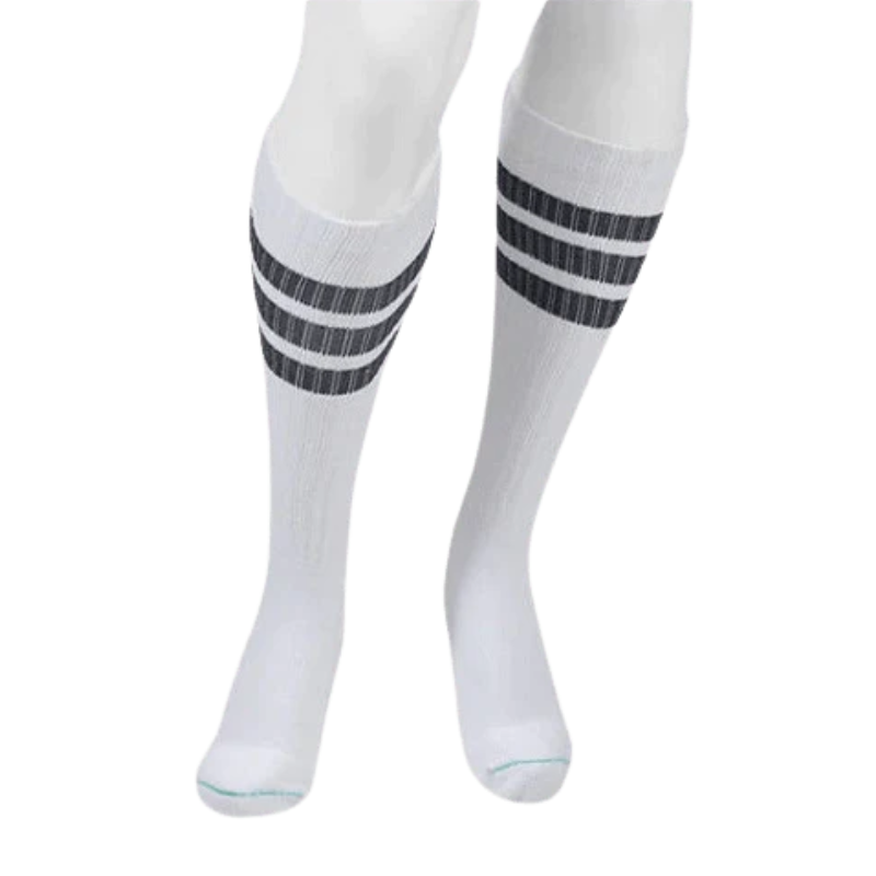 Juzo Power Comfort Knee High Compression Socks Retro White - Victoria's Attic
