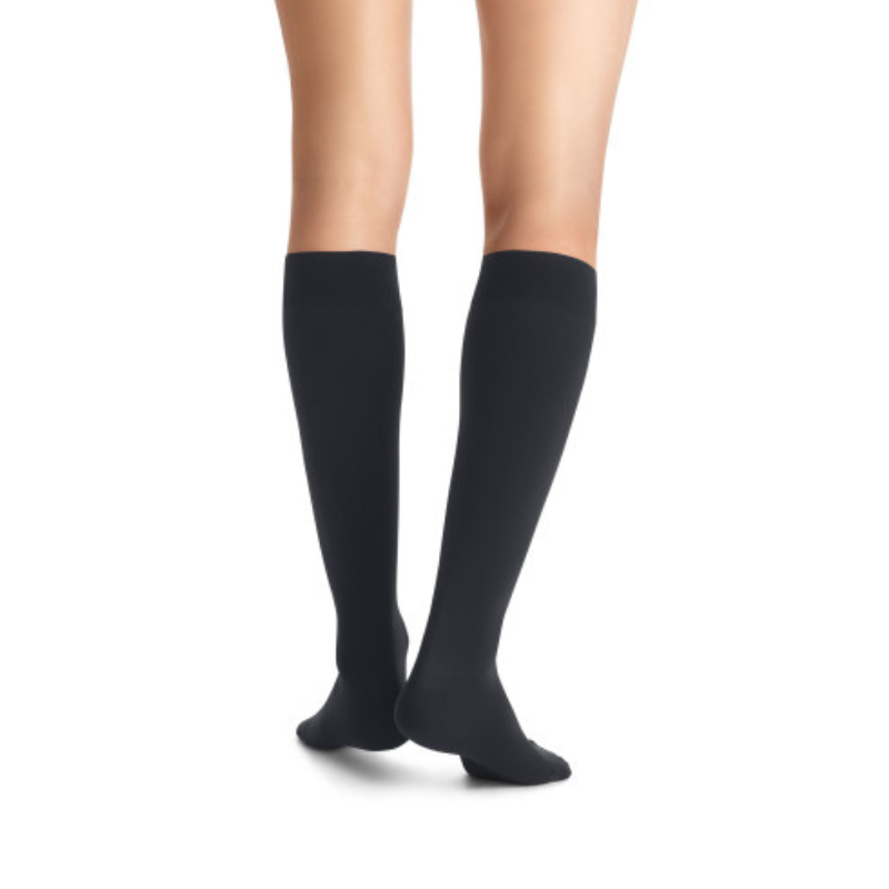 Jobst Opaque SoftFit 30-40 mmHg Knee High Stockings Black - Victoria's Attic