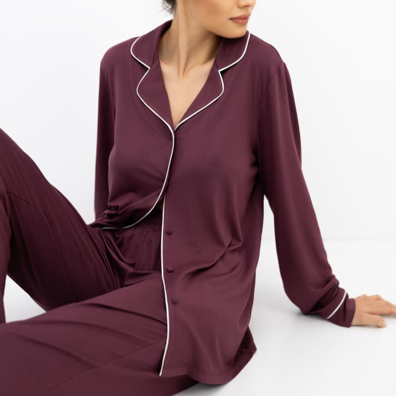 Line Set Sleep Jacket PJ Sets in Grande Prairie | Cozy, Comfortable Sleepwear Sets