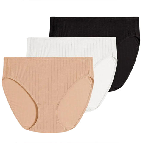 Jockey Ladies Underwear No Panty Line 3 Pack French Cut, Minimal