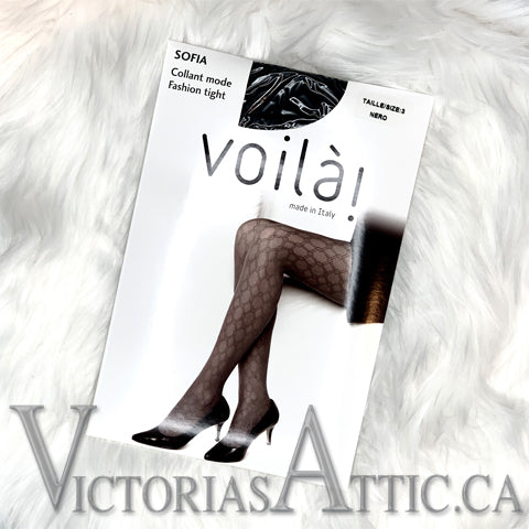 Voila! Sofia Collant Mode Fashion Tight - Victoria's Attic