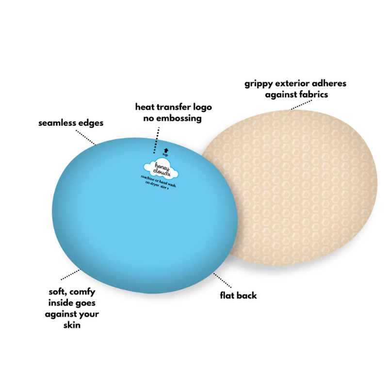 Honey Cloudz Oval Extra Non Slip Form Vanilla Sugar - Victoria's Attic