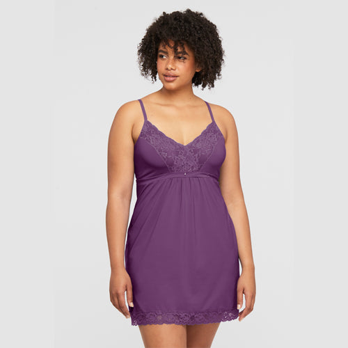 Montelle Bust Support Chemise Pinot - Victoria's Attic