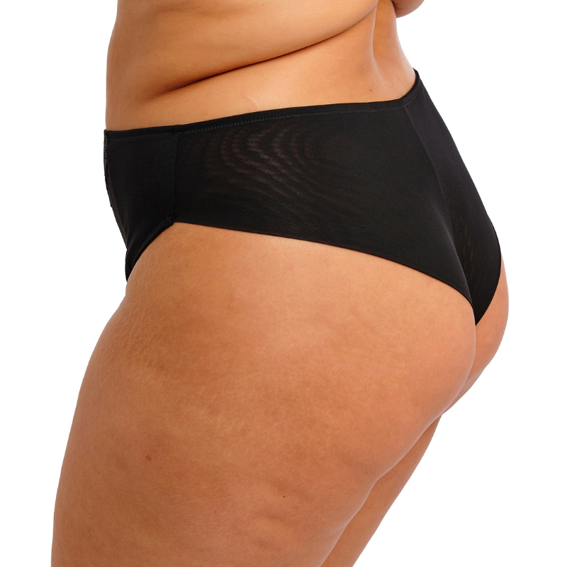 Elomi Reja Brazilian Brief Black - Victoria's Attic