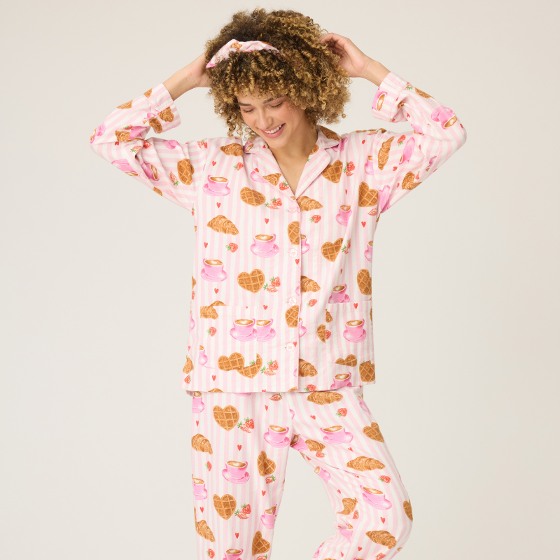 PJ Salvage Flannel Brunch Club PJ Set - Victoria's Attic