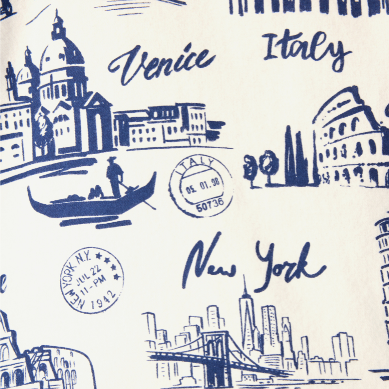 PJ Salvage Flannel Bon Voyage Travel Set - Victoria's Attic