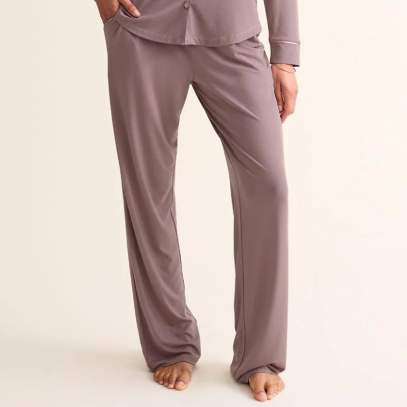 Fleur't Long PJ Set Cappucino - Victoria's Attic
