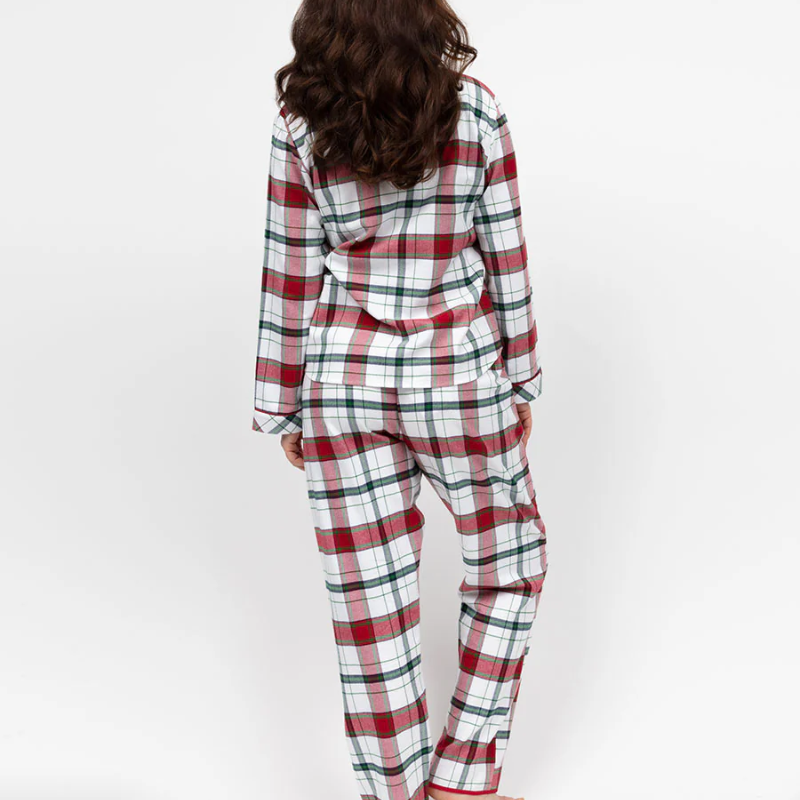 Blaze Womens Brushed Check PJ Set - Victoria's Attic