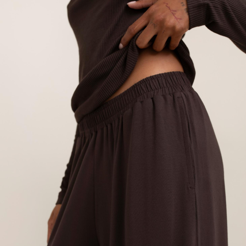 Paper Label Leif Cropped Pant Chocolate Torte - Victoria's Attic