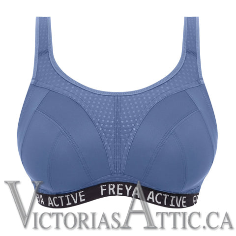 Freya Dynamic Wireless Sports Bra Denim - Victoria's Attic