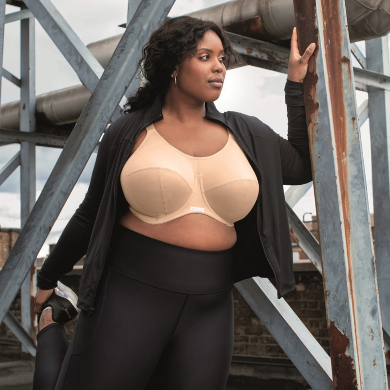 Elomi Energise Sports Bra Nude - Victoria's Attic