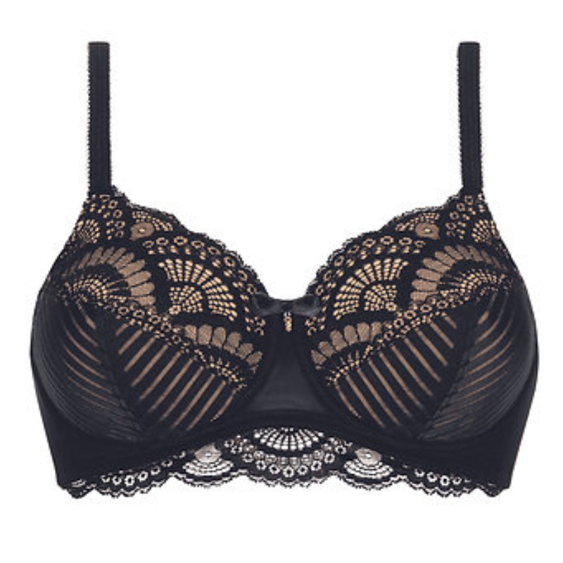 Amoena Karolina UW Mastectomy Bra Black - Victoria's Attic