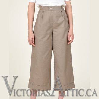 Load image into Gallery viewer, Molly B Cropped Wide Legs Pants - Victoria&amp;#39;s Attic
