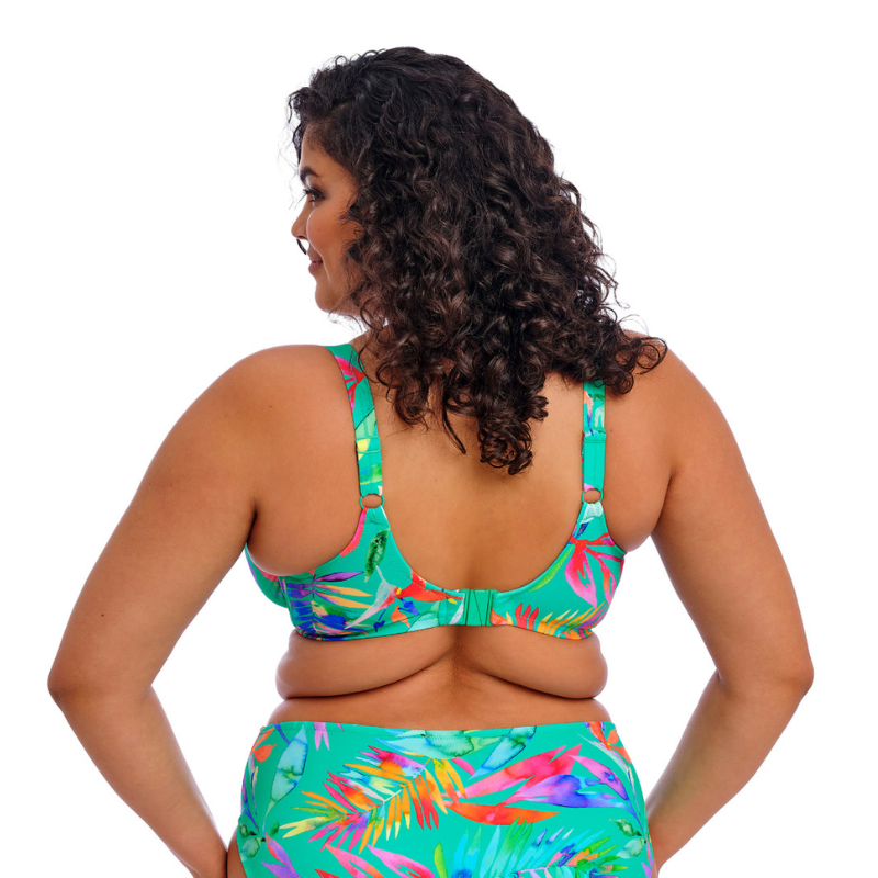 Elomi Toyama Tides Plunge Bikini Top Jade - Victoria's Attic