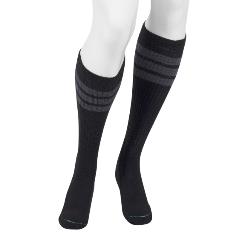 Juzo Power Comfort Knee High Compression Socks Retro Black - Victoria's Attic