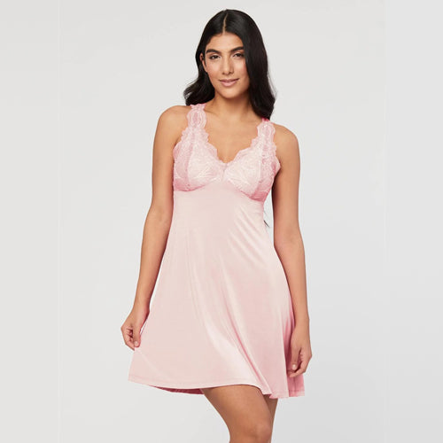 Fleur't Iconic Pocketed Chemise Peonies - Victoria's Attic