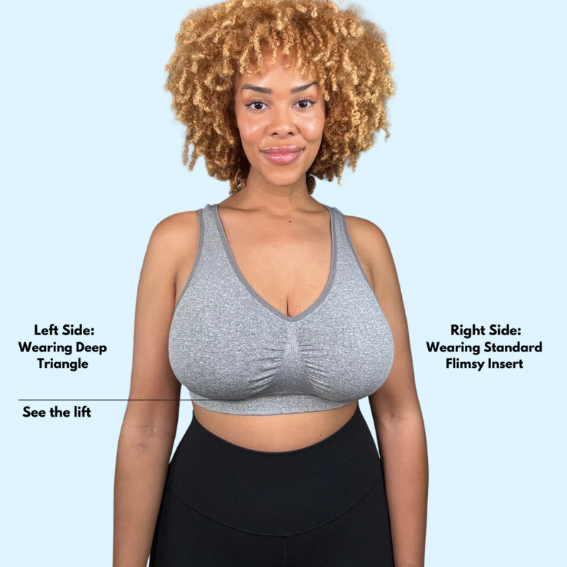 Honey Cloudz Deep Triangle Non Slip Bra Inserts Vanilla Sugar - Victoria's Attic