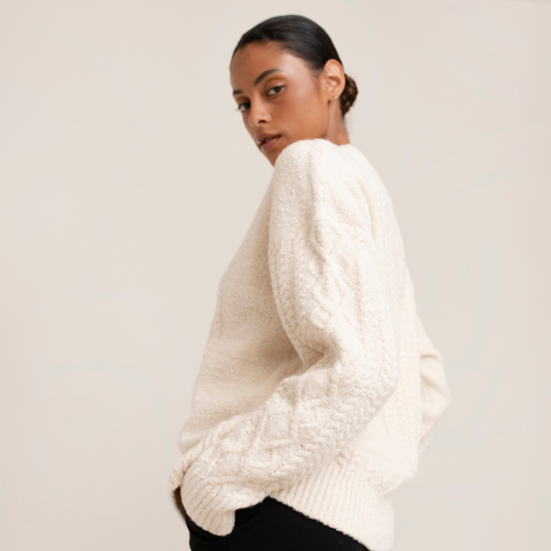 Paper Label Rayna Cable Sweater - Victoria's Attic