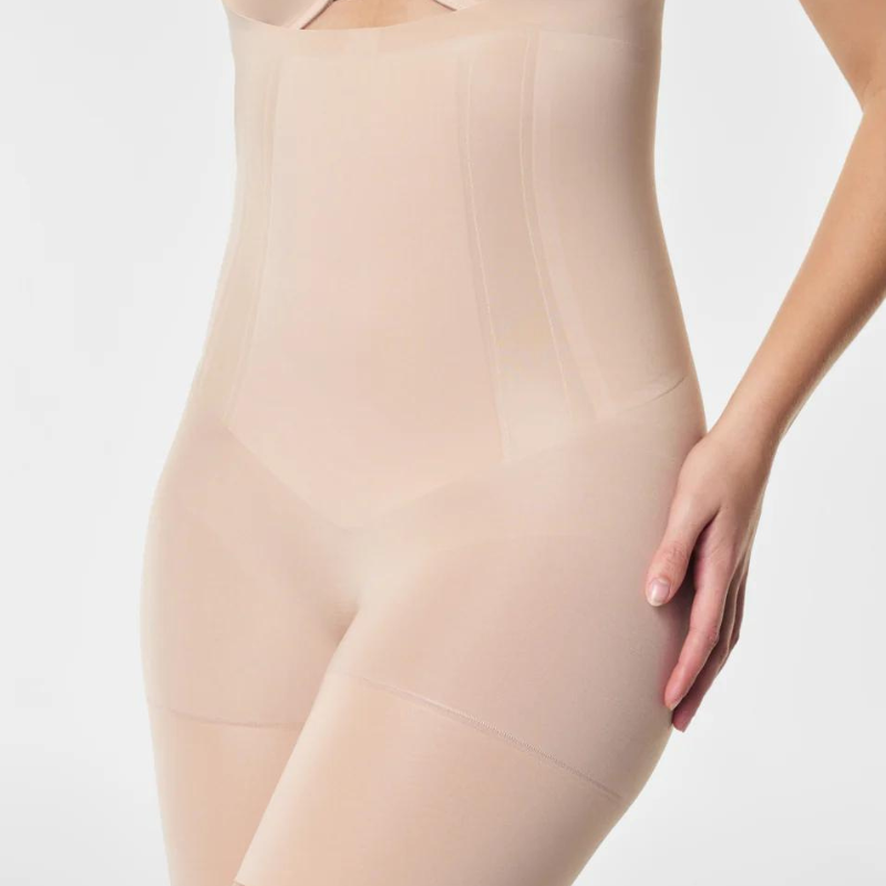 Spanx OnCore Sculpting Open-Bust Mid-Thigh Bodysuit - Victoria's Attic