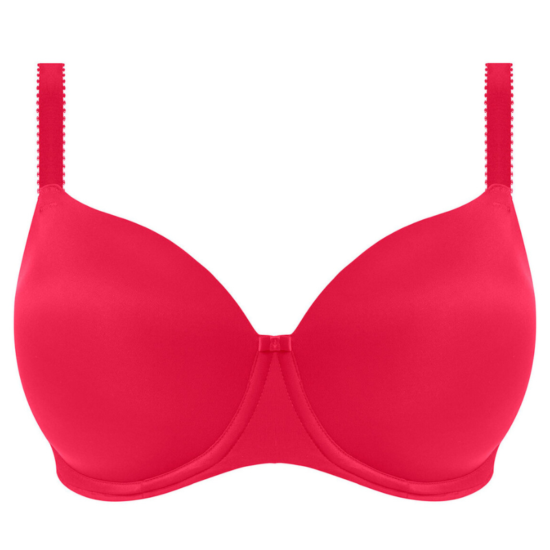 Fit Fully Yours Maxine Moulded T-Shirt Bra in Deep Red FINAL SALE NORMALLY  $79.99 - Busted Bra Shop