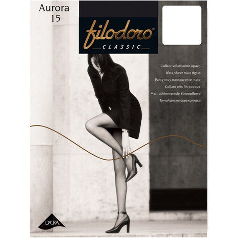 Filodoro Aurora 15 Ultra Sheer Tights - Victoria's Attic