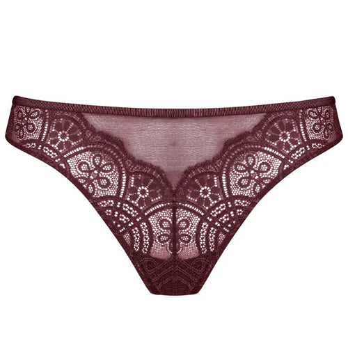 Mey Stunning Thong Indigo Rose - Victoria's Attic