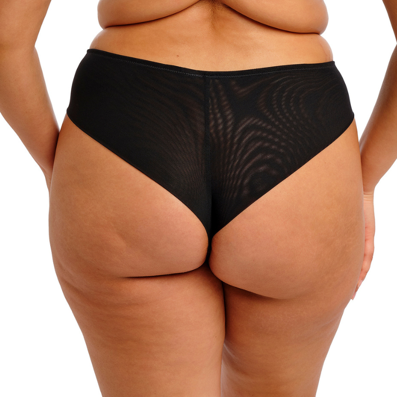 Elomi Reja Brazilian Brief Black - Victoria's Attic