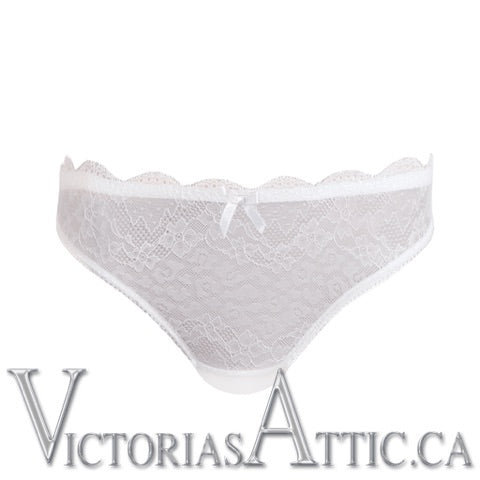 Freya Fancies Thong White - Victoria's Attic