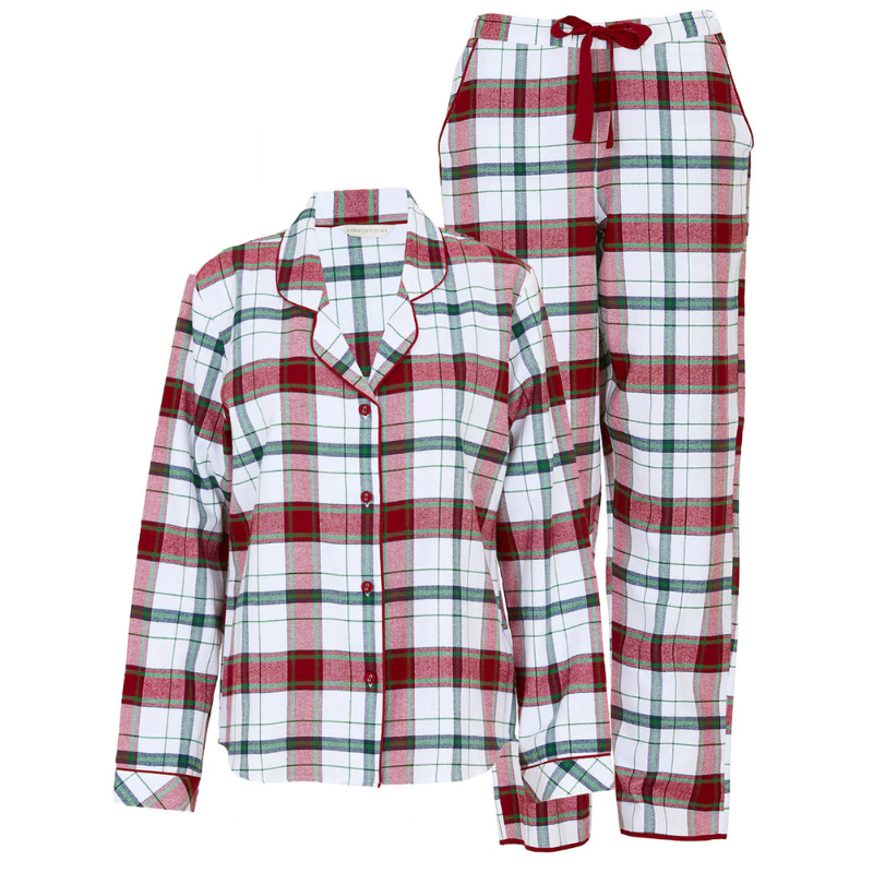 Blaze Womens Brushed Check PJ Set - Victoria's Attic