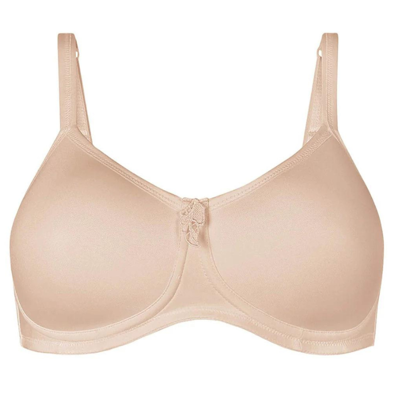 Amoena 'Mara' Non Wired Soft Padded Pocketed Mastectomy Bra - OFF WHITE