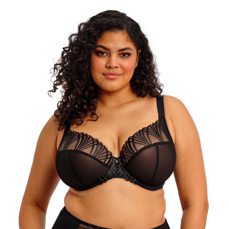 Elomi Reja Plunge Bra Black - Victoria's Attic