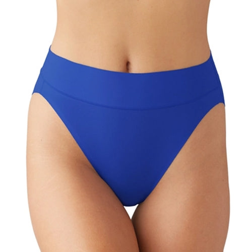 Wacoal At Ease Hi Cut Brief Radiant Blue - Victoria's Attic