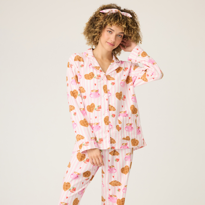 PJ Salvage Flannel Brunch Club PJ Set - Victoria's Attic