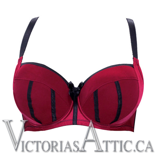 Parfait Charlotte Padded Bra in Red with Black FINAL SALE NORMALLY