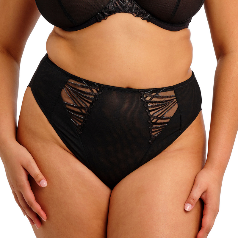 Elomi Reja Brief Black - Victoria's Attic