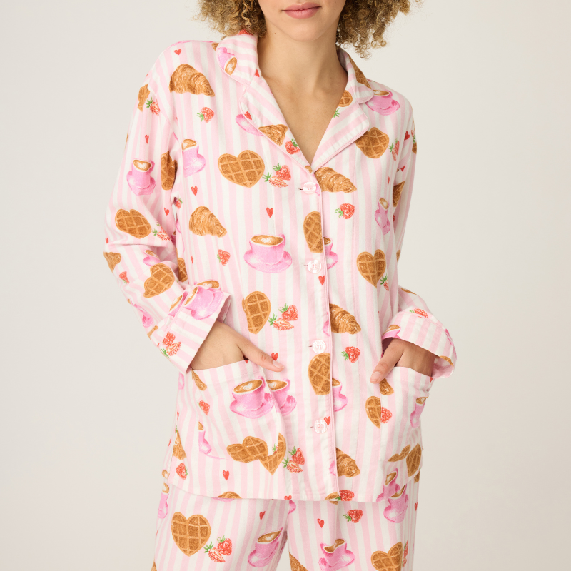 PJ Salvage Flannel Brunch Club PJ Set - Victoria's Attic