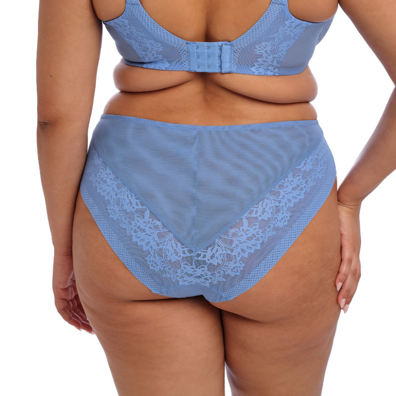 Elomi Nerina High Leg Brief Cornflower - Victoria's Attic