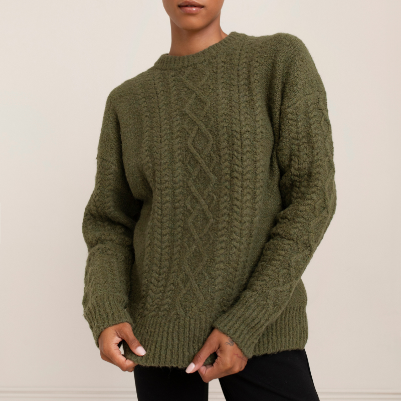 Paper Label Rayna Cable Sweater - Victoria's Attic