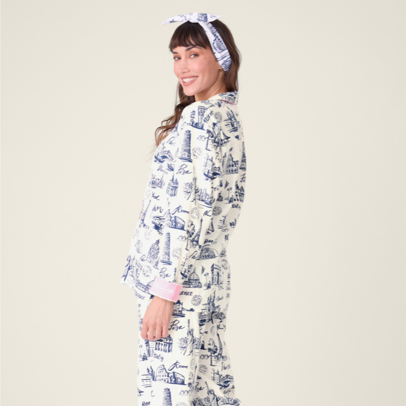 PJ Salvage Flannel Bon Voyage Travel Set - Victoria's Attic