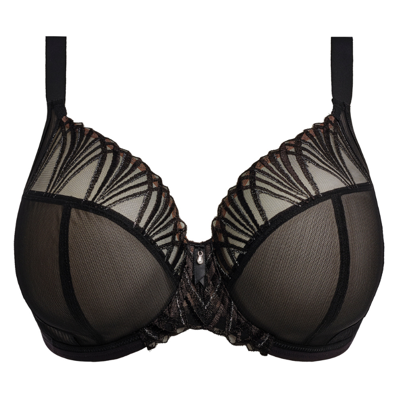 Elomi Reja Plunge Bra Black - Victoria's Attic