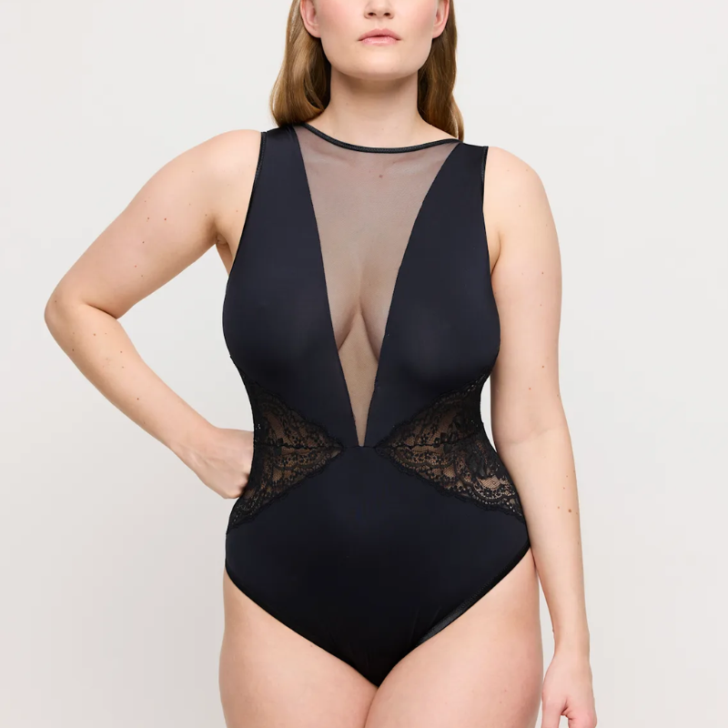 Prima Donna Shimla Bodysuit Black - Victoria's Attic