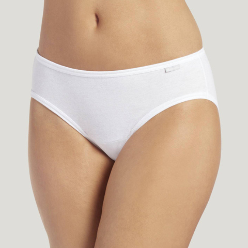 Jockey Elance Cotton Comfort Bikini White - Victoria's Attic