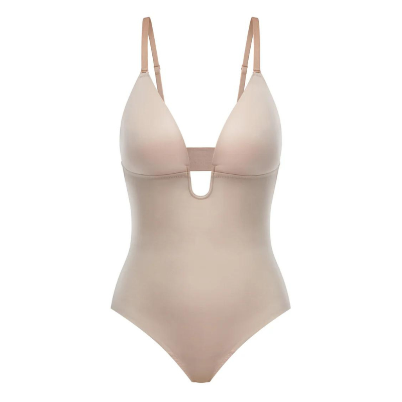 Spanx Suit Your Fancy Shaping Plunge Low-Back Thong Bodysuit