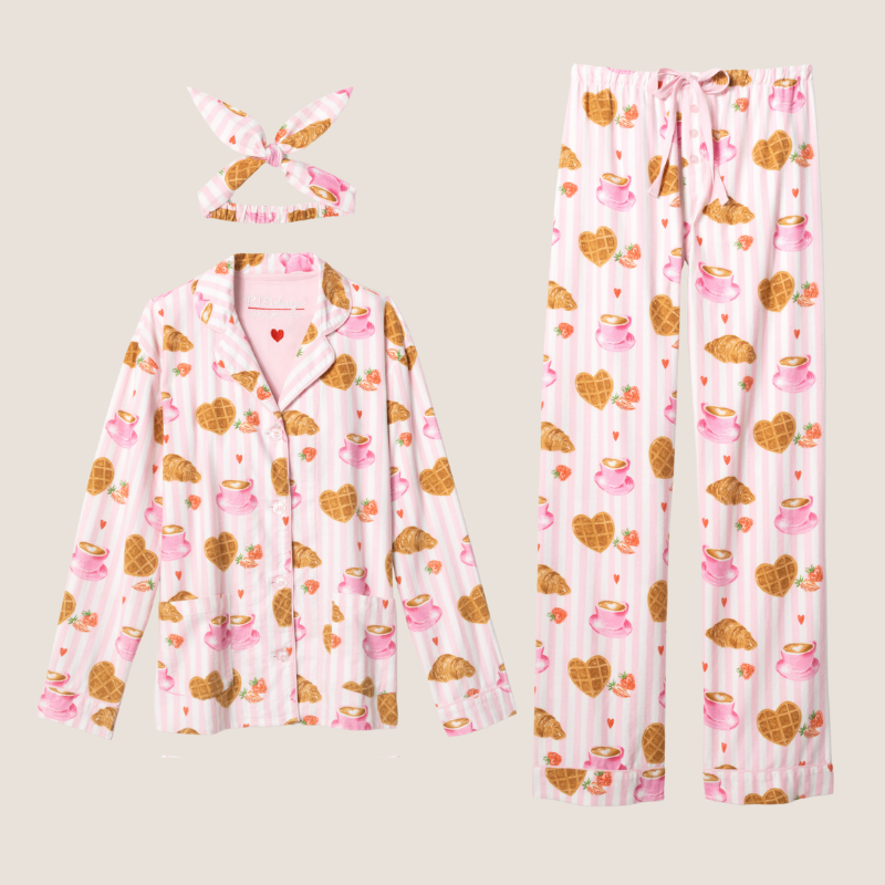 PJ Salvage Flannel Brunch Club PJ Set - Victoria's Attic