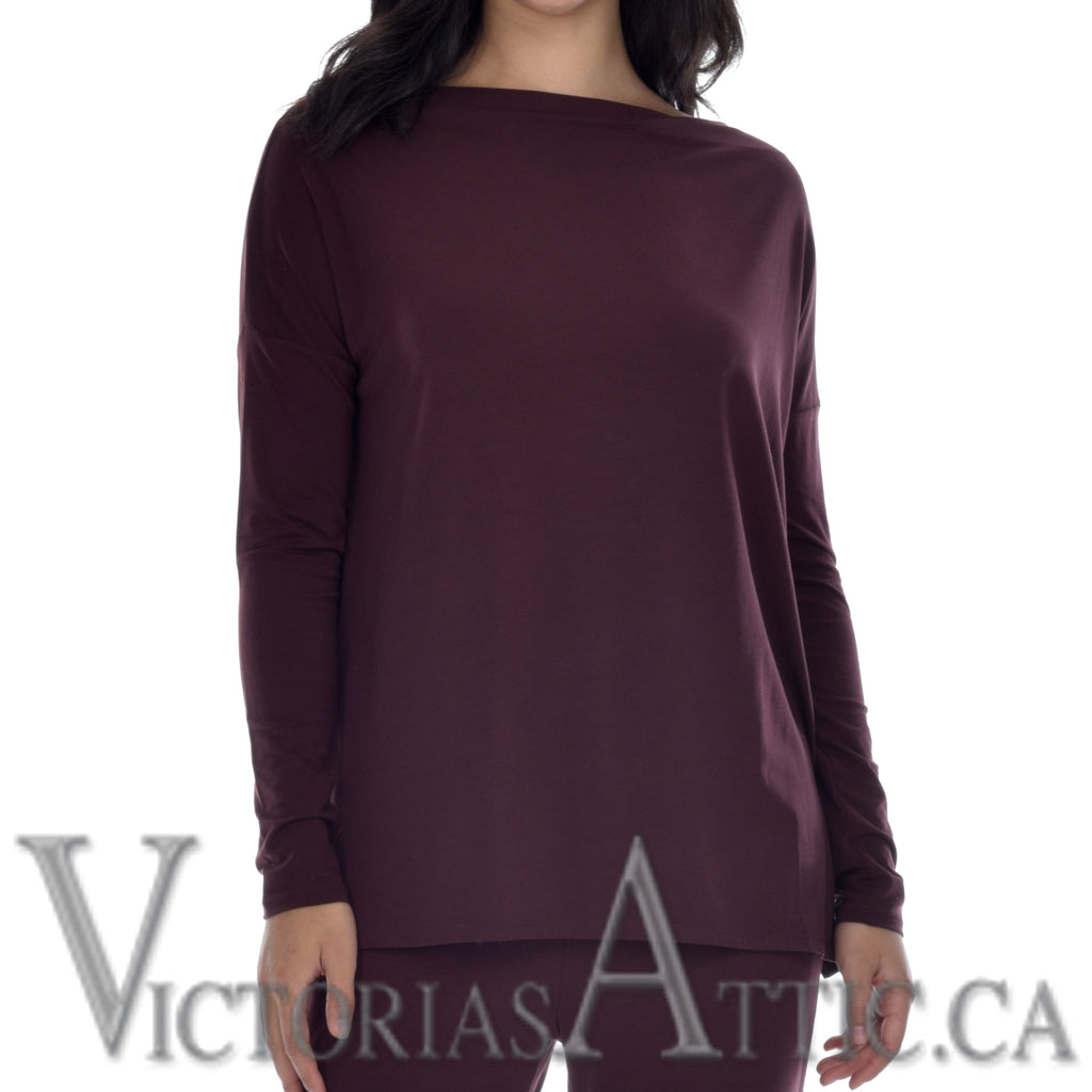 Paper Label Chantelle Long Sleeve Swing Top Nightshade - Victoria's Attic