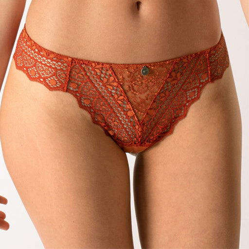 Load image into Gallery viewer, Empreinte Cassiopee Thong Tangerine - Victoria&amp;#39;s Attic

