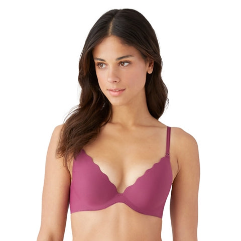 B.tempt'd By Wacoal B.wow'd Convertible Push-up Bra In Raspberry Coulis